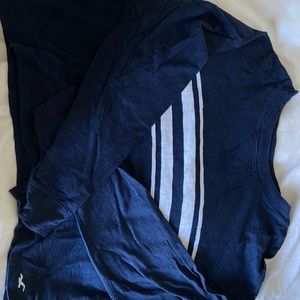 Navy striped Hollister long sleeve